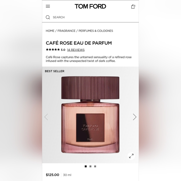 Tom Ford Café Rose Eau de Parfum - Picture 7 of 8